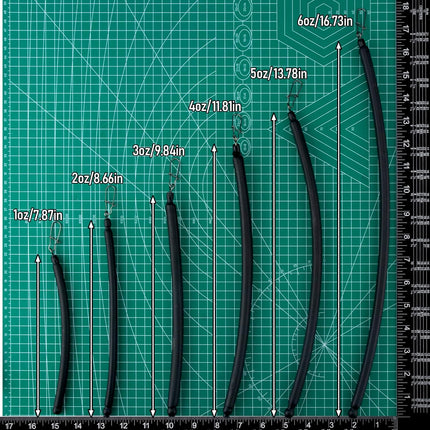 6 Pack Dragging Weights for Catfishing, Drifting Weight Freshwater Fishing Sinkers Bottom Search Slip Stick Trolling Catfish Tackle Gear - 3oz-6.