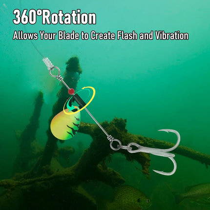 100 Pack Quick Change Spinner Clevis Plastic Blade Snaps Lure Making Supplies Walleye Rig Inline Parts Black/100 -.