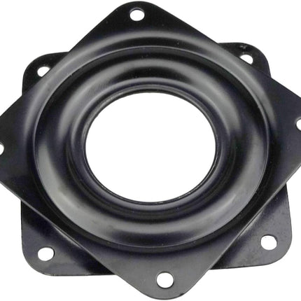4 Pack 2.8 Inches Lazy Susan Turntable, 5/16 Inch Thick & 100 LB Capacity,Black.