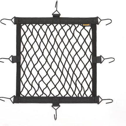 Motorcycle Luggage Net Cargo Helmet with Adjustable Metal Hooks for Motorcycles and Bicycles -.