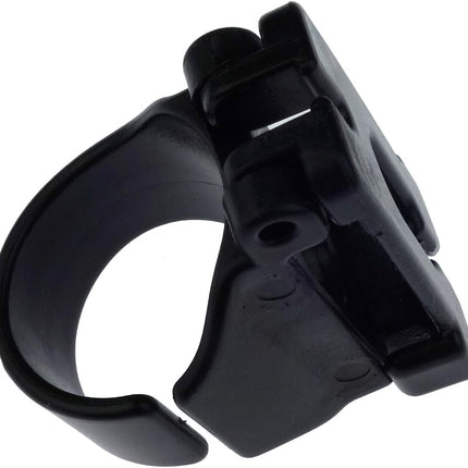 4 Pack Scuba Dive Universal Plastic Clip Snorkel Keeper Tube Holder, Black.
