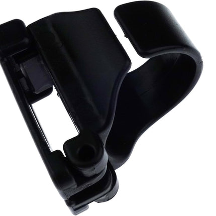 4 Pack Scuba Dive Universal Plastic Clip Snorkel Keeper Tube Holder, Black.