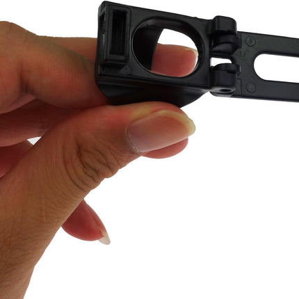 4 Pack Scuba Dive Universal Plastic Clip Snorkel Keeper Tube Holder, Black.