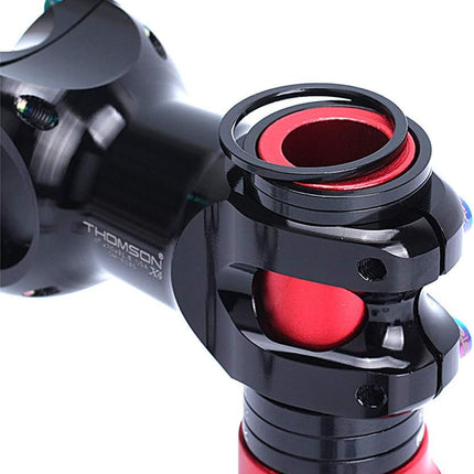 8 PCS Bicycle Headset Spacer Bike Handlebar Stem Spacers Threadless Aluminum Alloy Set Fit 1 1/8-Inch For MTB BMX Mountain Road Bikes Cycling 2MM 3MM 5MM 10MM(Black) -.