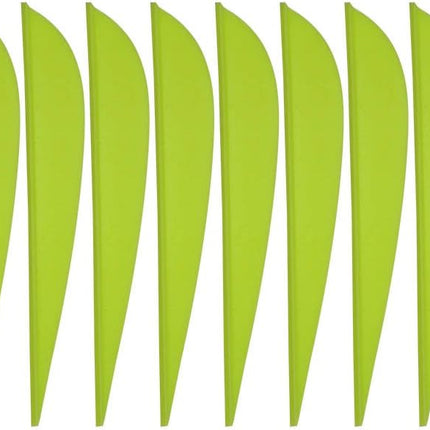 ISPORT 2.5'' 3" 4'' 5'' Archery Vanes Fletches Plastic DIY Arrow Fletching 50pcs 100pcs 3 Color Mixed Random - 3''.