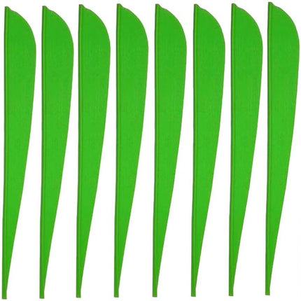 ISPORT 2.5'' 3" 4'' 5'' Archery Vanes Fletches Plastic DIY Arrow Fletching 50pcs 100pcs 3 Color Mixed Random - 3''.