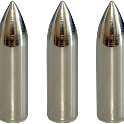 100 Grain Glue on Field Points Archery Replacement Practice Target Arrow Tips 12 Pack -.