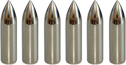 100 Grain Glue on Field Points Archery Replacement Practice Target Arrow Tips 12 Pack -.