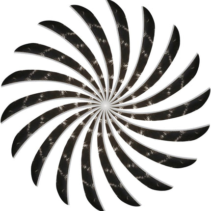 50pcs Turkey Feather Fletching 4'' / 5'' Right Wing Drop-Shaped Arrow Fletches Feathers Vanes for DIY Hunting Arrows Accessories Wooden Bamboo - 4inch.