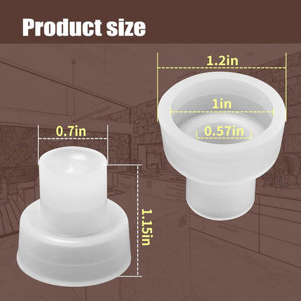 6 Pack 00600.1000 Faucet Silicone Rubber Seat Cup, Fit for Bunn Beverage Equipment (6) -.
