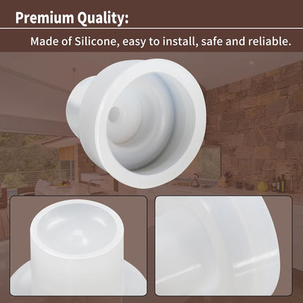 6 Pack 00600.1000 Faucet Silicone Rubber Seat Cup, Fit for Bunn Beverage Equipment (6) -.