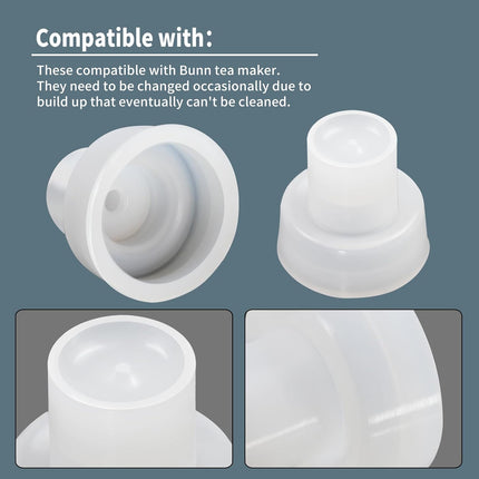 15 Pack 00600.1000 Faucet Silicone Seat Cup Compatible with Bunn Tea Maker Coffee Maker,Tea urns Nozzles Replacment Parts,Fits 1GDSG and Digital TF Server Series Brewers Warmers. -.