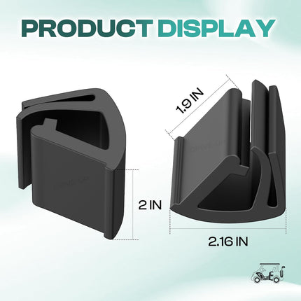 Universal Golf Cart Windshield Retaining Clips EZGO CLUB CAR YAMAHA,Set of 2 -.