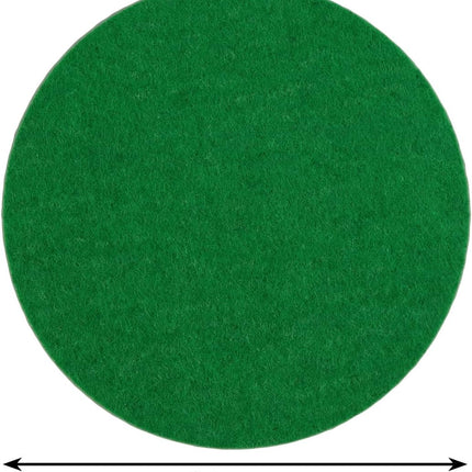 12 Pack Self Adhesive Air Hockey Mallet Felt Pads, Green, 94mm (green-12 Pack).