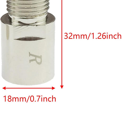 Bike Pedal Extenders, Fit 9/16 inch Spindle Pedals Bike, Extend by 20mm/0.79inch.