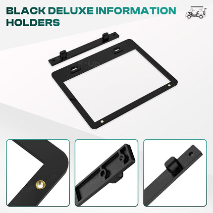 Golf Cart Black Deluxe Message Holder for Club Car Cart, OEM 101808302 2 PCS -.