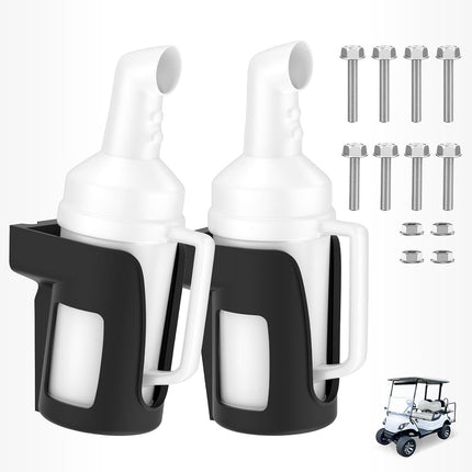 Universal Divot Filler Sand Bottle with Rattle Proof Holder Suitable for Yamaha, EZGO and Club Car Golf Cart 2 pcs -.