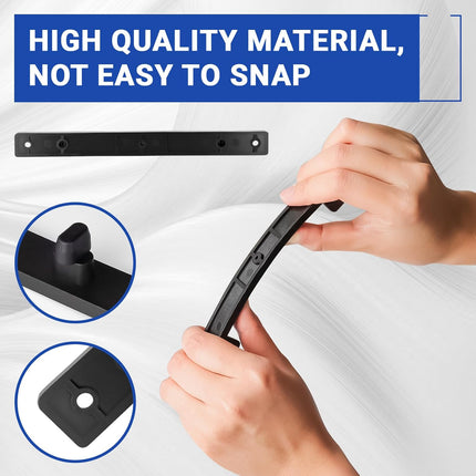 Golf Cart Transparent Hinged Message Holder Mounting Strip for Club Car Models OEM 101904801 -.