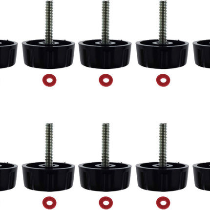 10 Pack Screws Nuts Caps for Fishing Spinning Reels Knob Power Handle Grip.
