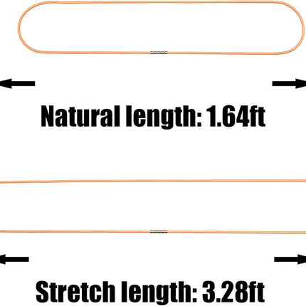 12 Trash Can Rubber Bands 13-30 Gallon Garbage Cans, 3.28 ft, Colorful Large for Home Kitchen Office Indoor and Outdoor Party -.