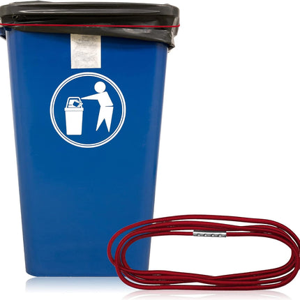 12 Trash Can Rubber Bands 13-30 Gallon Garbage Cans, 3.28 ft, Colorful Large for Home Kitchen Office Indoor and Outdoor Party -.