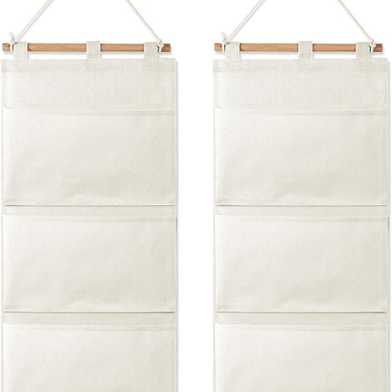 2 Pcs Fish Extenders Cruise Gift Hanger with 3 Pockets 2026 Fe Hanging Cabin Door Organizer Line for Travel Essentials Exchanges and Pixie Dust(White) White -.