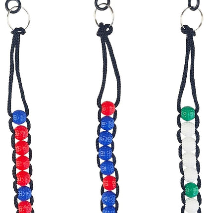 3/6/10/15 Pack Golf Bead Counter Stroke with Clip.