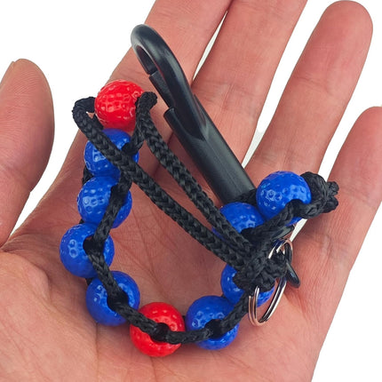 3/6/10/15 Pack Golf Bead Counter Stroke with Clip.