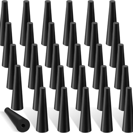 60 Pcs Pool Solar Panels Repair Plugs Heater Kit for Swimming Panels, Black (0.250) - 0.250" Diameter.