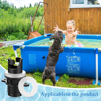 4 Pcs Inflatable Kayak Pump Adapter Compatible with Halkey Roberts Valve Paddle Board Air Hose Replacement Accessories for Boat Bed -.
