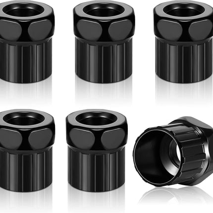 6 Pcs Bike Freewheel Remover Mountain Cassette Removal Tool Black Lockring for Repairing -.