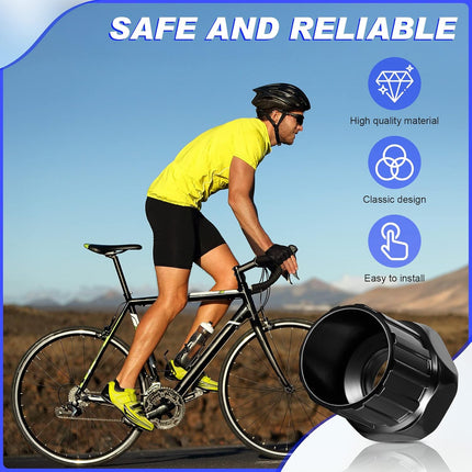 6 Pcs Bike Freewheel Remover Mountain Cassette Removal Tool Black Lockring for Repairing -.