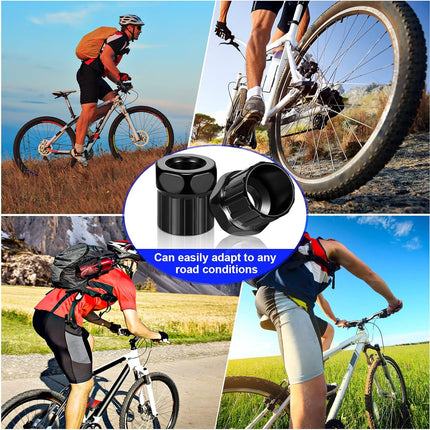 6 Pcs Bike Freewheel Remover Mountain Cassette Removal Tool Black Lockring for Repairing -.