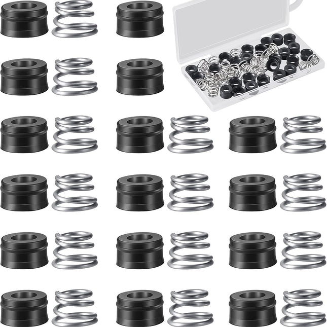 36 Pairs RP4993 Replacement Seats and Springs Faucet Repair Kit Rp4993 Compatible with Rod Replacement, Black -.