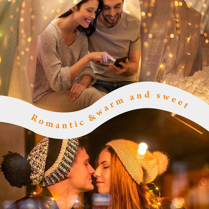 7ft 20 Fairy Lights Battery Operated [3 Styles], LED String Bulk Waterproof for Christmas Mason Jars Wedding Engagement Party Decorations Table Centerpiece(Warm,50 Pack) Warm -.