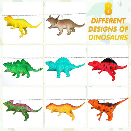 20 LED 9.8 FT Dinosaur String Lights for Boys Room Battery Operated Dino Light Girls Kids Bedroom Decor Christmas Tree Decoration Holiday Party Garden Tent Wall - Ft.