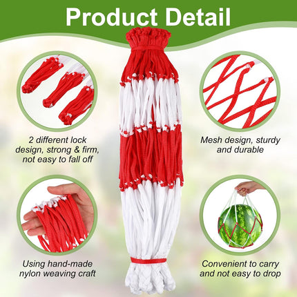 50 Pack Melon Hammocks Cradles Watermelon Nets for Melons Hanging Bags Watermelon, Honeydew Melon, Cucumbers, Cantaloupe -.