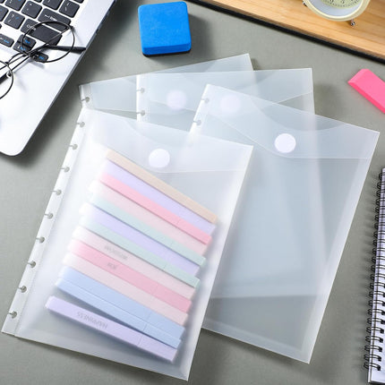 8 Pcs 7 x 9.25 Inches 9 Disc Medium Size discbound Pocket dividers Envelope Binder Planner Accessories Dividers Inserts Discbound Notebook Supplies for Office School Work Organizer -.