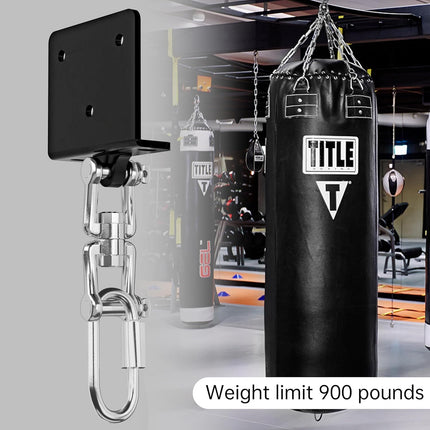 Heavy Bag Hanger for Beam Mount 360° Rotation Boxing Ceiling I-Beam Punching Hooks Fit Hanging Bags and Swings (700 LB Capacity) -.