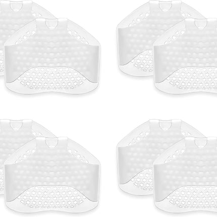 Metatarsal Pads 8 Pack, Breathable & Soft Gel Cushion for Men Women Ball of Foot Cushions Runners, High Heels, Dancers, Morton's Neuroma, Prevent Pain and Discomfort (4 Pairs White) -.