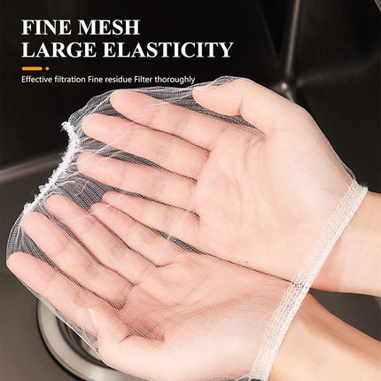 200 PCS Kitchen Sink Strainer Mesh Bag, Disposable Bags, Fit All Drain Sinks for Kitchen, Bath, Tub, Keep Your Sewer Lines and Garbage Disposal Safe Filters Bags -.