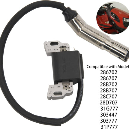 595304 Ignition Coil Magneto Armature, for BS 799650 592841 795315 17HP 17.5HP 19.5HP 20HP Intek OHV Engine Poulan Craftsman MTD Troy-Bilt Lawn Mower Engines Armature -.