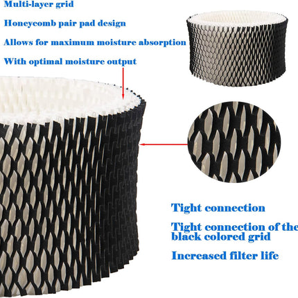 HWF62 Humidifier Filter Replacement, Compatible with for HWF62CS HWF62D SF212, Fits Sunbeam Models SCM1100, SCM1701, SCM1702, SCM1762(4 Pcs) -.