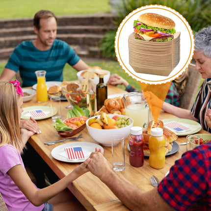 300 Pack 2 lb Paper Food Boats Trays, Heavy Duty, Oil Resistant Disposable Boat for Foods, Hot Dogs, Snacks Meals Leak Proof Kraft Serving Party Picnic Camping Wedding -.