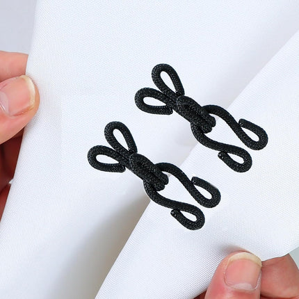 30 Pcs Sewing Hook and Eye Closure Fur Hooks Eyes for Crafts Clothing Locks Bras Coats DIY Craft Projects Pet (Black) BLACK.