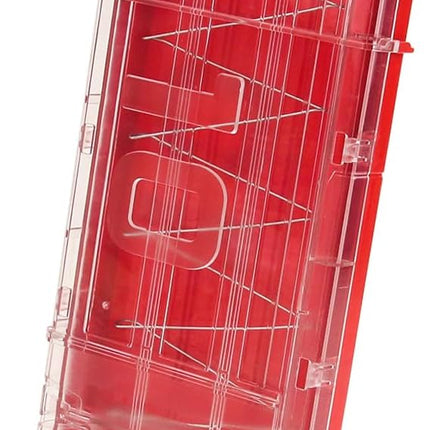 10 Darts Quick Reload Clips Compatible for Nerf Mega Motostryke Blaster Foam Dart Magazines Enhanced Blasting Fun Kids (Translucent Red).