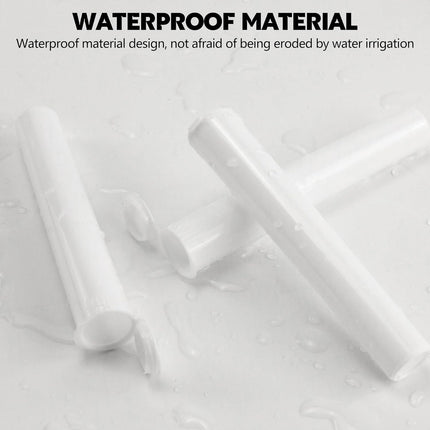 116mm 6pcs Waterproof Cigarette Storage Tubes Squeeze Bottles with Caps Airtight Sealing Plastic Container Protect Pre-Roll Cigarettes Cigarillos (White).