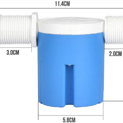 WANLIAN 3/4" side-entry built-in/built-in embedded float valve water level control for solar tank Side.