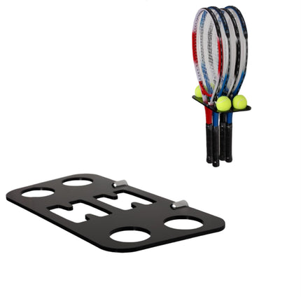 Tennis racket stand,Tennis wall rack, Acrylic Wall Mount Racket stand, Badminton Stand,Suitable for Rackets, Rackets.