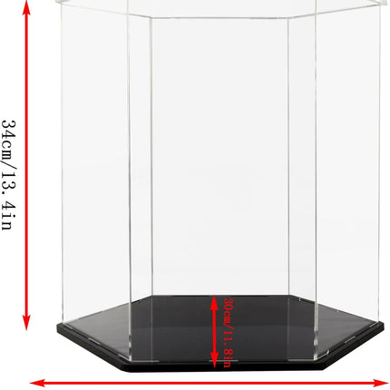Basketball Display Case,Soccer Ball case, Acrylic Collectible Case, Soccer and Volleyball Collection Sports Souvenir Box (13.4 in X 11.8 13.4 in).